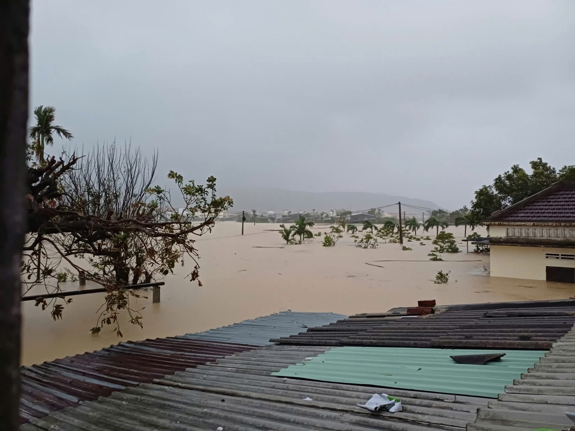 Cận cảnh mưa lũ lịch sử, hàng ngàn nhà dân Gia Lai chìm trong biển nước- Ảnh 15. Cận cảnh mưa lũ lịch sử, hàng ngàn nhà dân Gia Lai chìm trong biển nước- Ảnh 15.