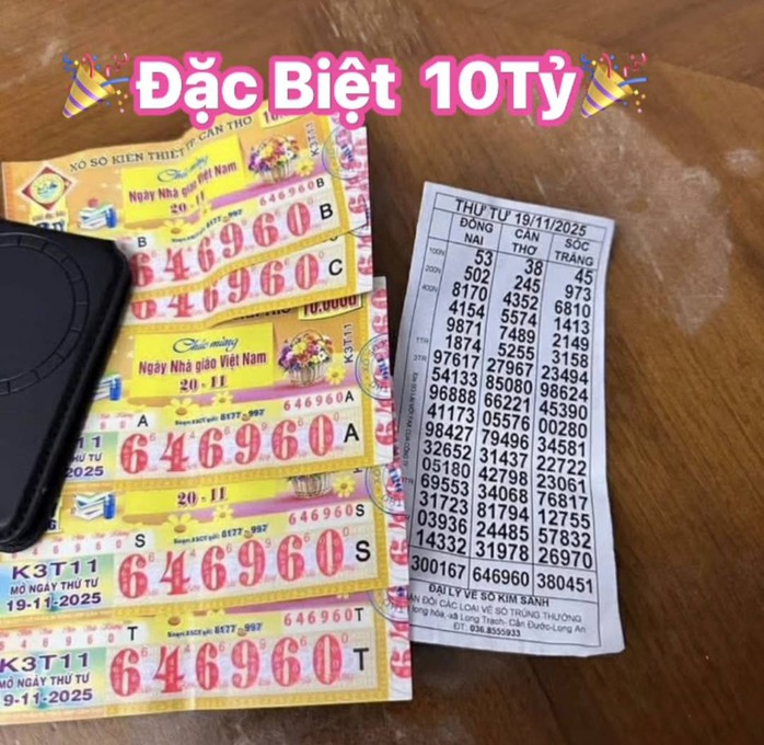 Xổ số miền Nam: 2 người đàn ông trúng đặc biệt ngay Ngày Quốc tế Nam giới - Ảnh 1.