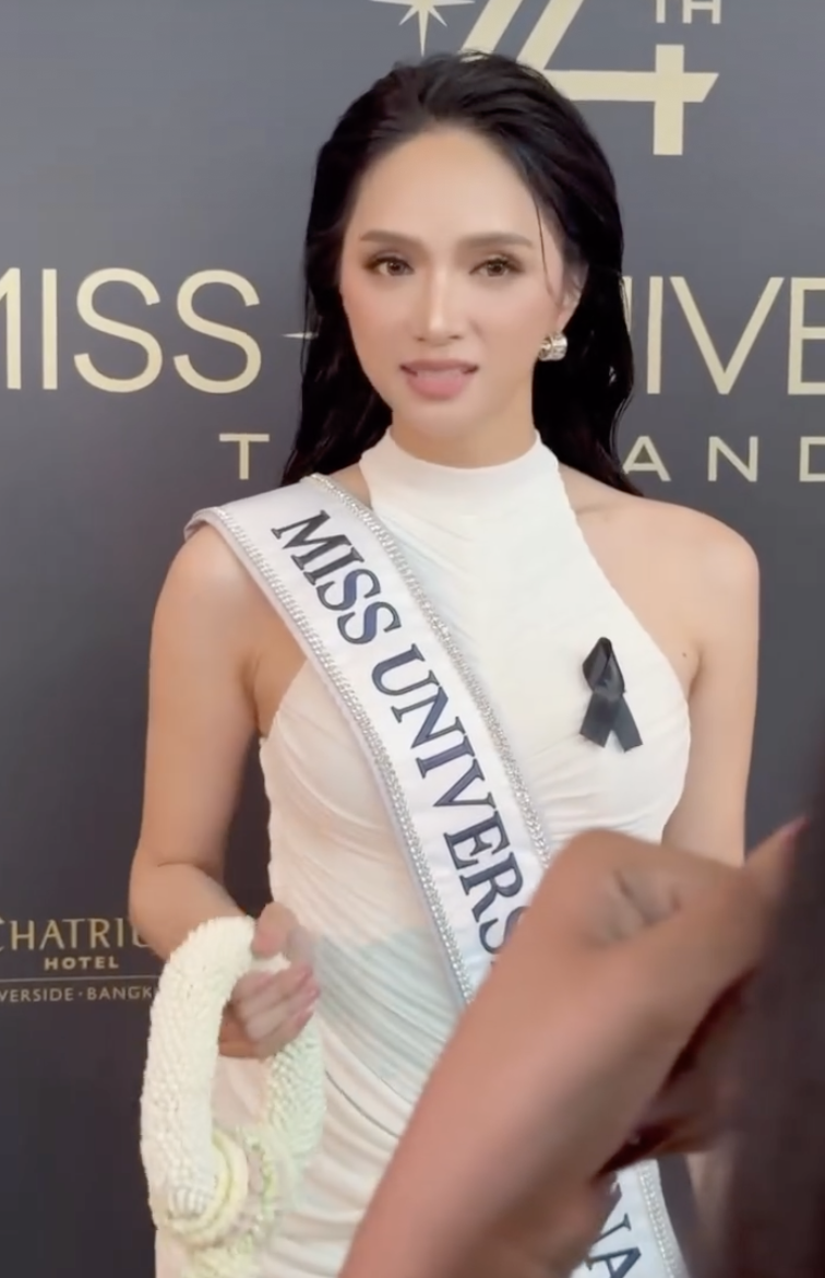 Hương Giang ngày đầu ở Miss Universe: 1 chi tiết thể hiện EQ cao, thái độ truyền thông quốc tế mới đáng bàn- Ảnh 3.