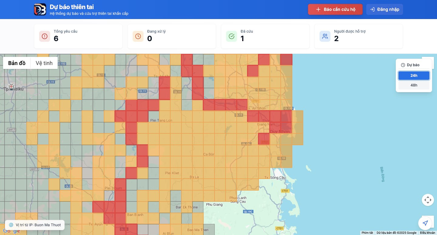 Nhóm kỹ sư FPT thức trắng đêm làm phần mềm miễn phí giúp dự báo mưa lũ, theo dõi ngập và gửi tín hiệu kêu cứu- Ảnh 1.