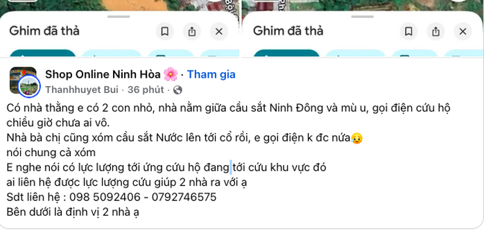 Khánh Hoà: Nhói lòng những lời kêu cứu trong đêm lũ- Ảnh 3. Khánh Hoà: Nhói lòng những lời kêu cứu trong đêm lũ- Ảnh 3.