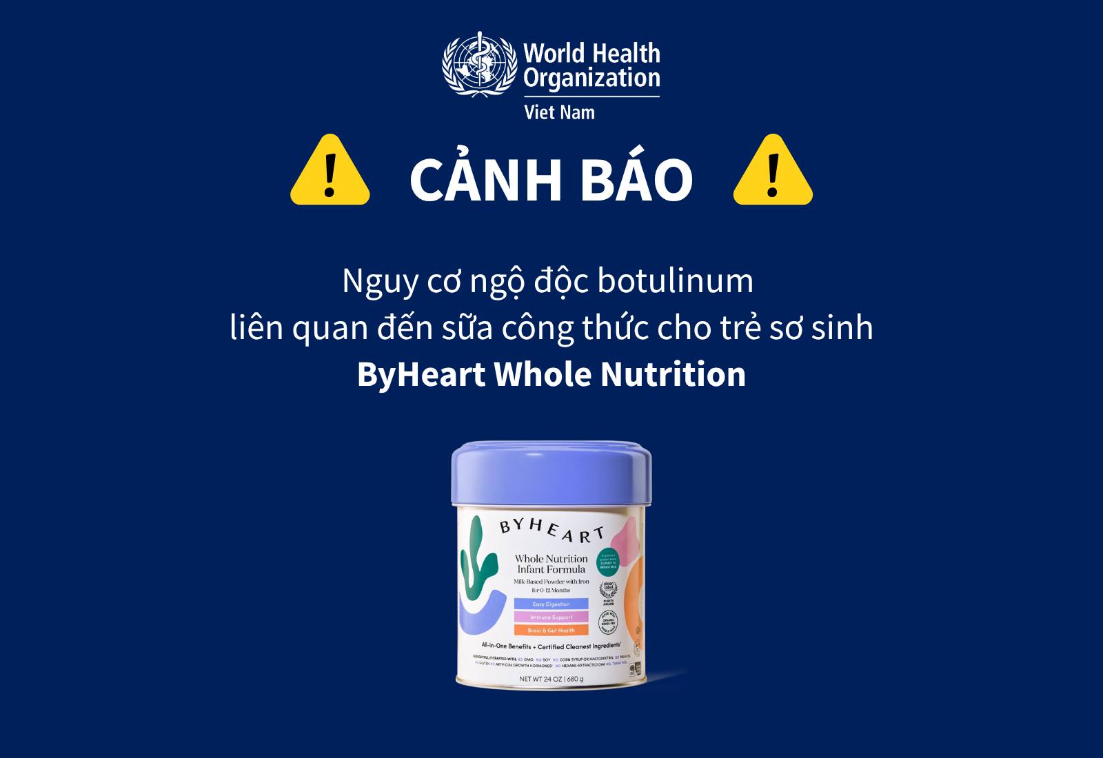 Cảnh báo nguy cơ ngộ độc botulinum liên quan đến sữa công thức cho trẻ sơ sinh- Ảnh 1.