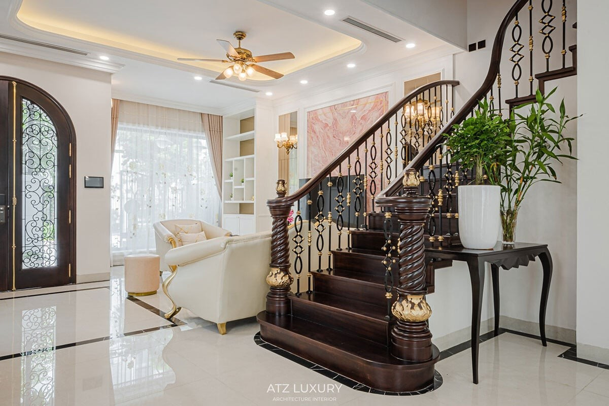 Nét đẹp tân cổ điển trong biệt thự, nhà phố- Ảnh 3.