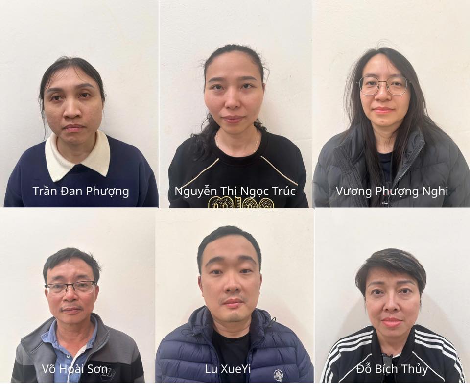 Danh tính 6 người bị bắt cùng vợ chồng ông bà chủ Mailisa- Ảnh 1.