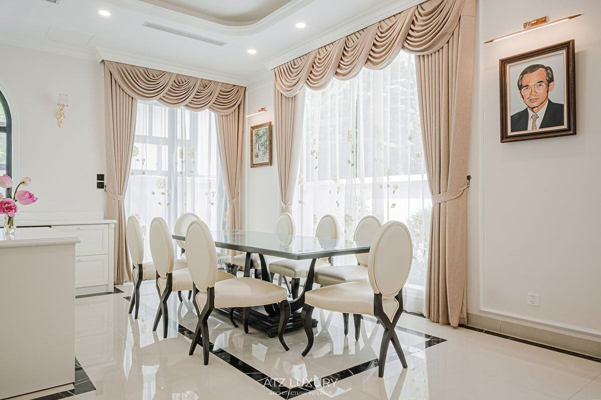 Nét đẹp tân cổ điển trong biệt thự, nhà phố- Ảnh 11.