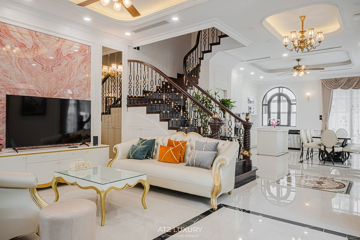 Nét đẹp tân cổ điển trong biệt thự, nhà phố- Ảnh 8.