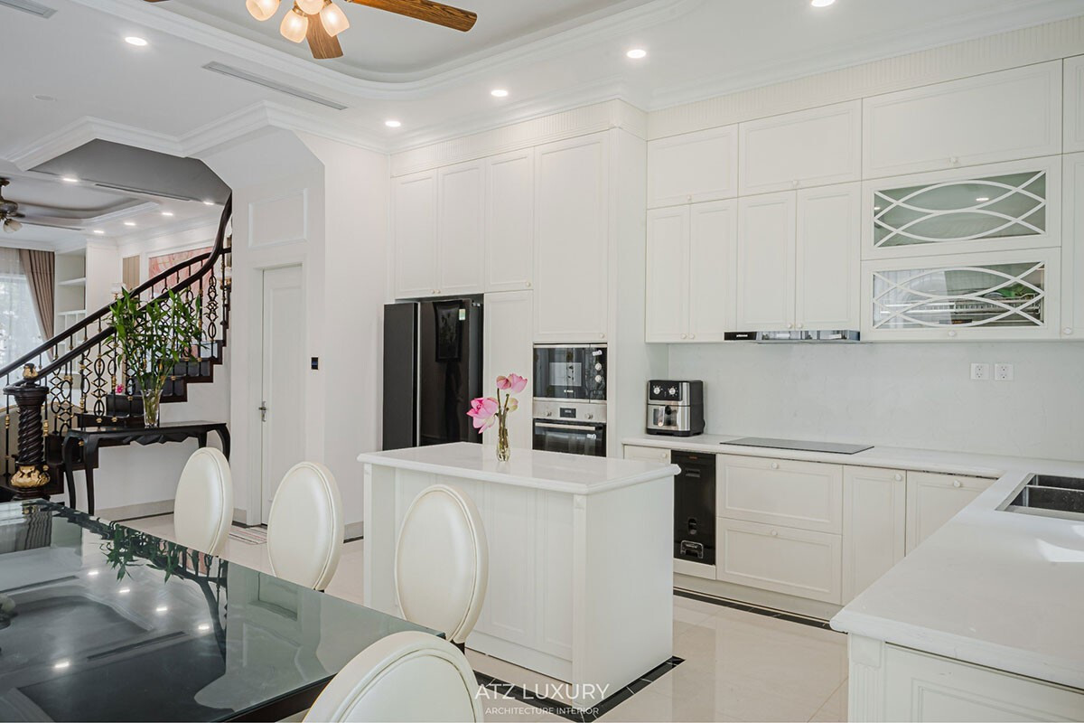 Nét đẹp tân cổ điển trong biệt thự, nhà phố- Ảnh 7.