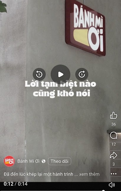 Dân mạng xôn xao trước thông tin thương hiệu "Bánh mì ơi" đóng cửa- Ảnh 1.