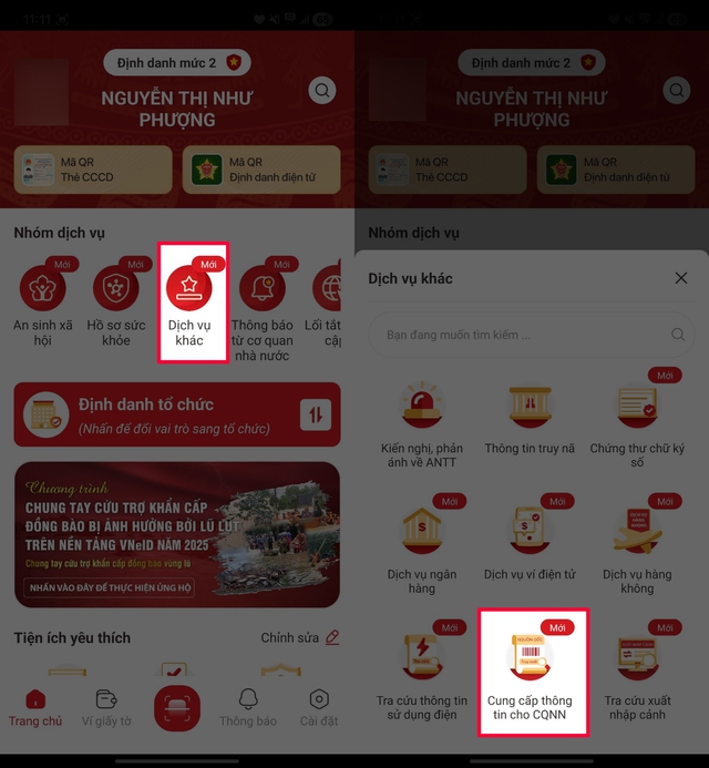 Cách nộp sổ đỏ trên VNeID để 