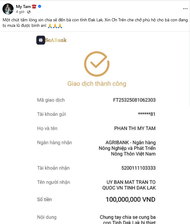 Tấm lòng của Mỹ Tâm- Ảnh 1.