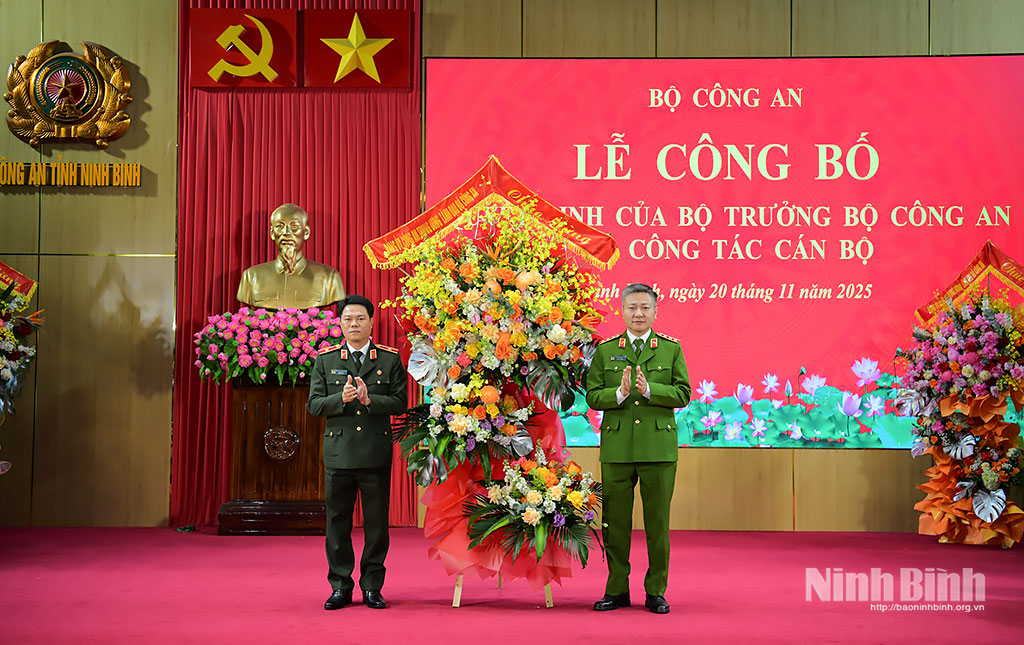 Bộ Công an điều động, bổ nhiệm Cục trưởng, Phó Cục trưởng, Giám đốc Công an tỉnh- Ảnh 1.
