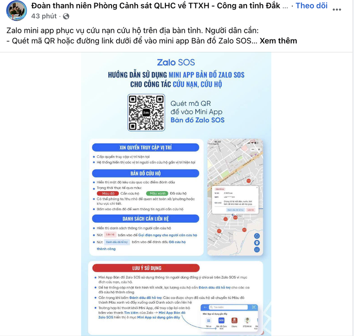 Người dân vùng mưa lũ cần biết ngay tính năng này trên Zalo để sớm được hỗ trợ- Ảnh 3. img