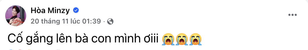 Hòa Minzy liên tục làm một việc trong đêm- Ảnh 3.