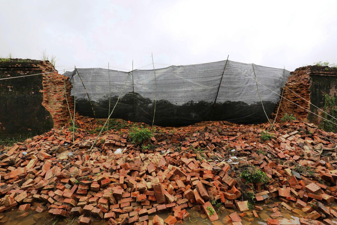 Hoàng thành Huế xuất hiện sập lún, ban bố tình huống khẩn cấp- Ảnh 1.