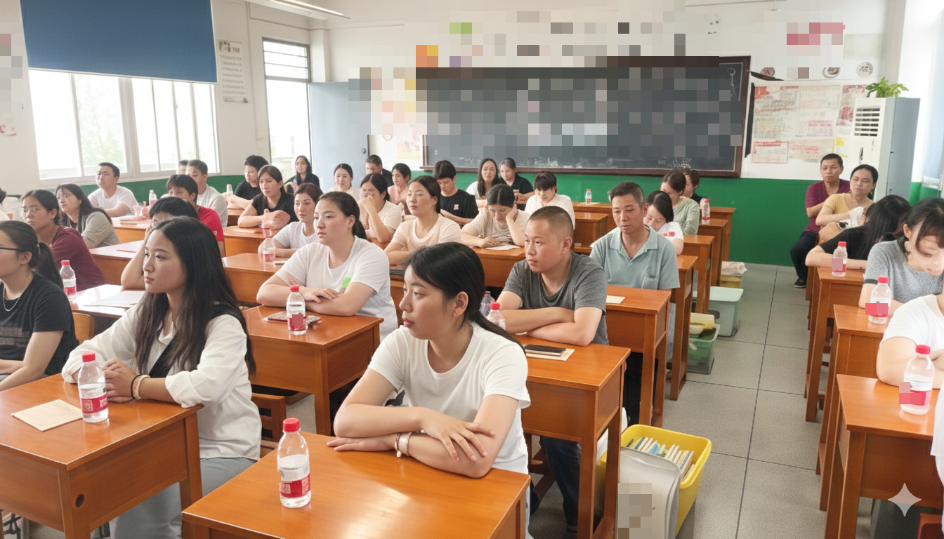 ĐIỀU BẤT THƯỜNG trong 1 bức ảnh họp phụ huynh!- Ảnh 1.