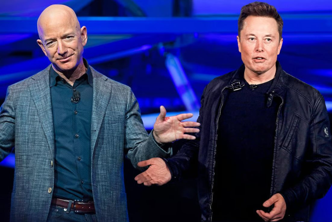 Căng thẳng leo thang giữa 2 tỷ phú giàu bậc nhất thế giới: Elon Musk gọi Jeff Bezos là ‘kẻ bắt chước’ khi trở lại làm CEO, tham gia cuộc đua AI- Ảnh 2.