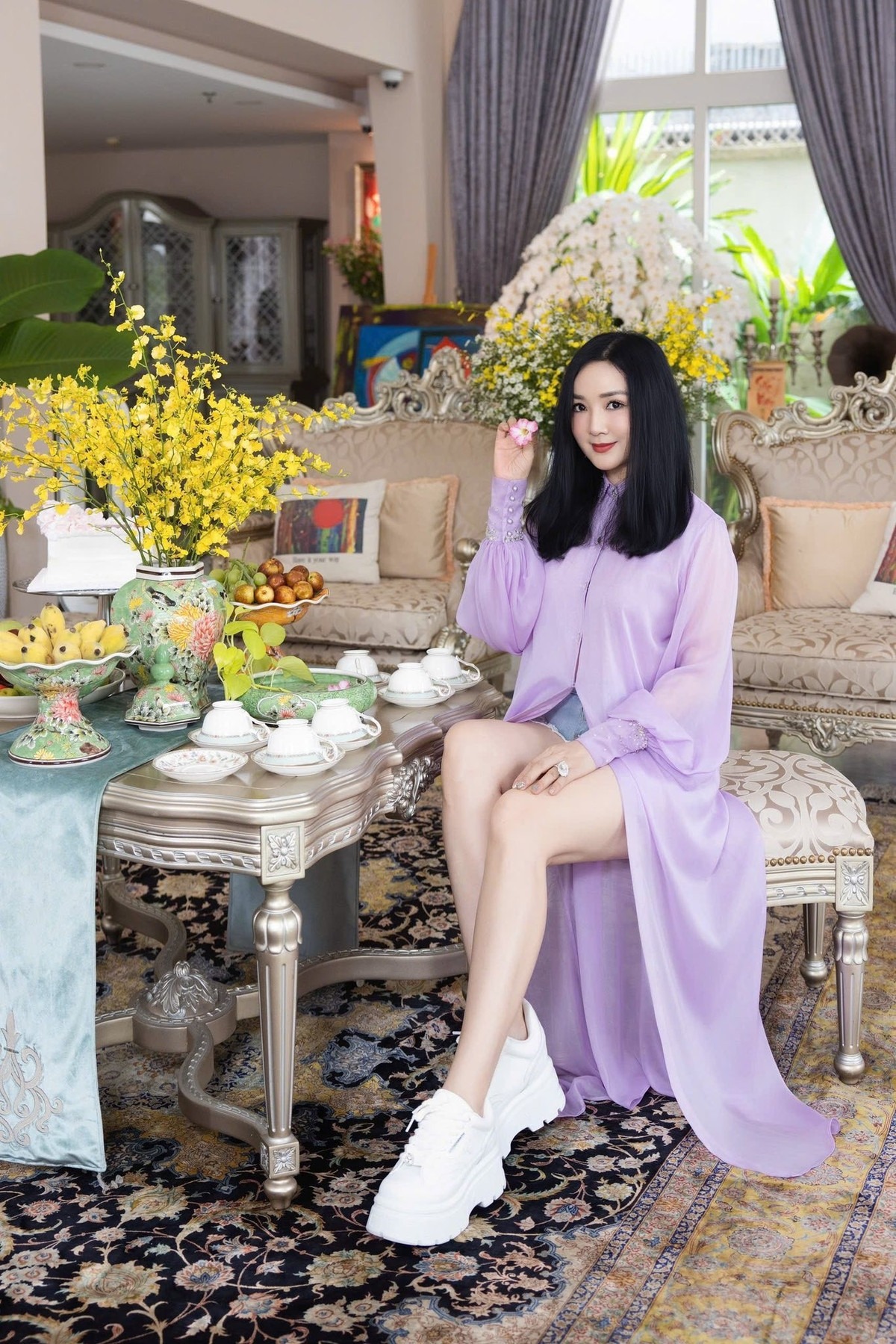 Nữ nghệ sĩ Việt sống trong biệt thự 1000m², lộng lẫy hơn cung điện- Ảnh 2.