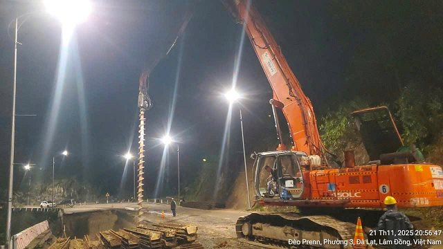 Mưa lớn gây sạt lở nghiêm trọng nhiều tuyến đèo huyết mạch ở Lâm Đồng, Đèo Cả lập tức hành động- Ảnh 5.