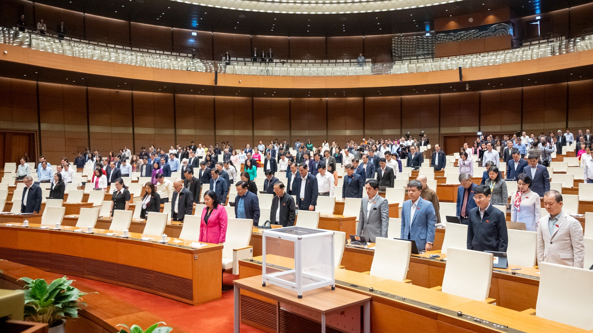 Quốc hội tưởng niệm những người tử vong do thiên tai- Ảnh 1. Quốc hội tưởng niệm những người tử vong do thiên tai- Ảnh 1.