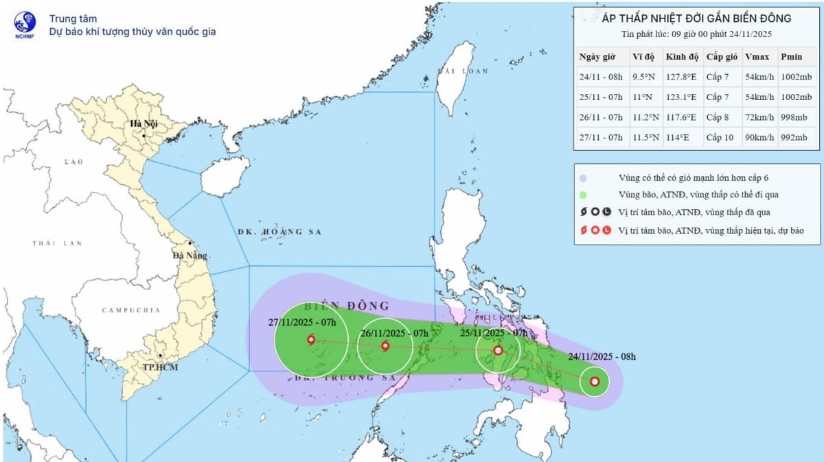 Cơn bão mới sắp hình thành sẽ gây mưa to đến rất to tại những tỉnh, thành nào?- Ảnh 1.