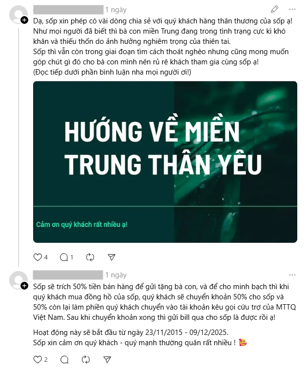 Không ngờ có ngày số tài khoản MTTQ lại được dán ở đây!- Ảnh 8.