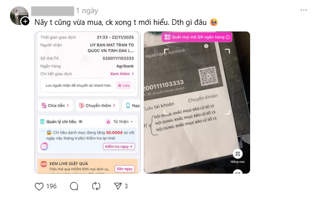 Không ngờ có ngày số tài khoản MTTQ lại được dán ở đây!- Ảnh 2.