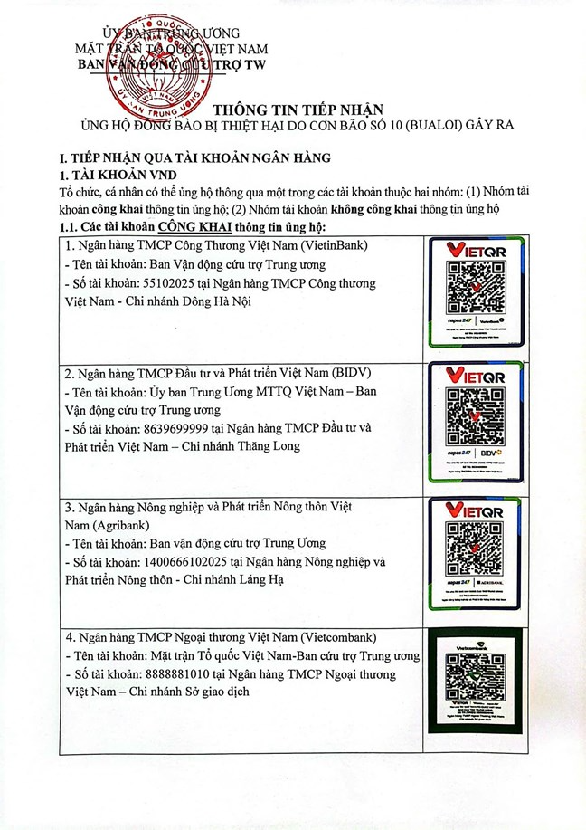 Không ngờ có ngày số tài khoản MTTQ lại được dán ở đây!- Ảnh 12.