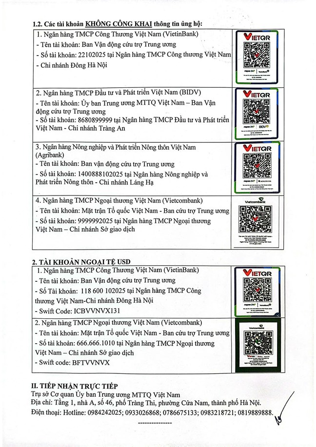 Không ngờ có ngày số tài khoản MTTQ lại được dán ở đây!- Ảnh 13.