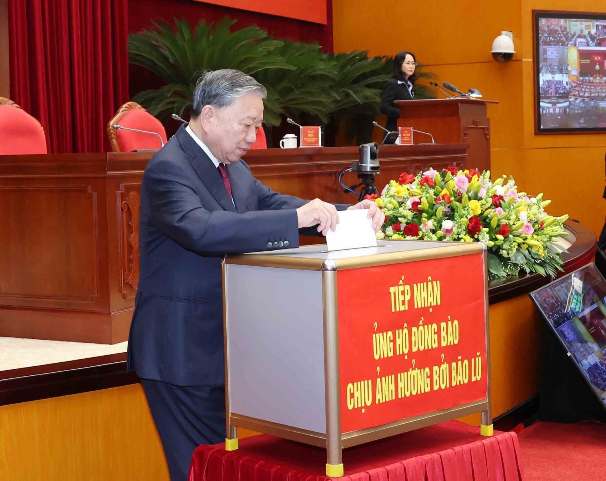 Tổng Bí thư Tô Lâm và các lãnh đạo Đảng, Nhà nước ủng hộ đồng bào vùng bão lũ- Ảnh 2.