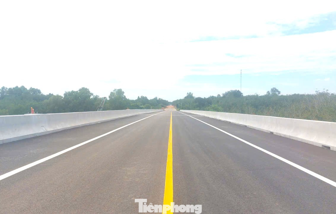 Nhìn toàn cảnh cầu vượt sông Sài Gòn nối TPHCM và Tây Ninh trước ngày thông xe- Ảnh 4.