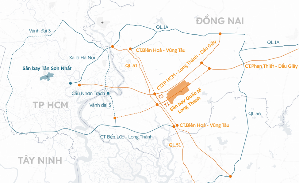 Các tuyến đường nối thẳng đến sân bay Long Thành đồng loạt tiến nhanh về đích- Ảnh 1.