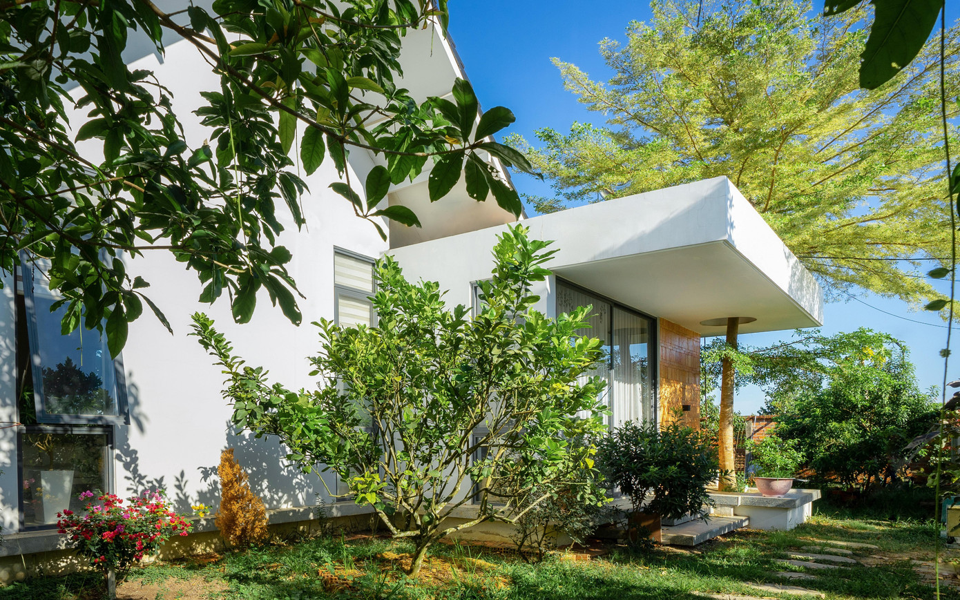 Nhà mái dốc 160m2 giữa cánh đồng lúa đẹp như tranh vẽ- Ảnh 7.