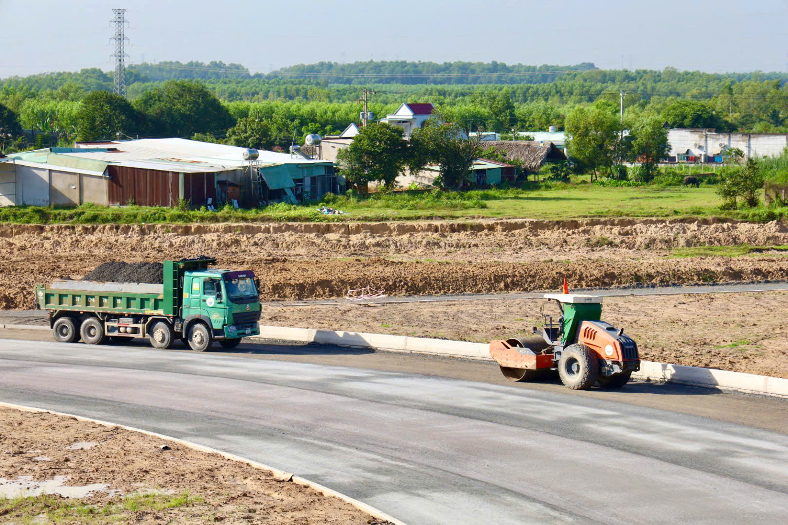 Những cây số Vành đai 3 đầu tiên sắp thông xe đạt tiến độ- Ảnh 8.
