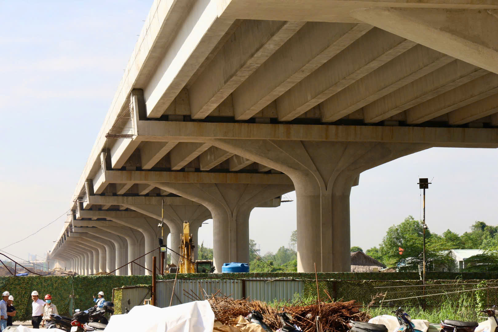 Những cây số Vành đai 3 đầu tiên sắp thông xe đạt tiến độ- Ảnh 16.