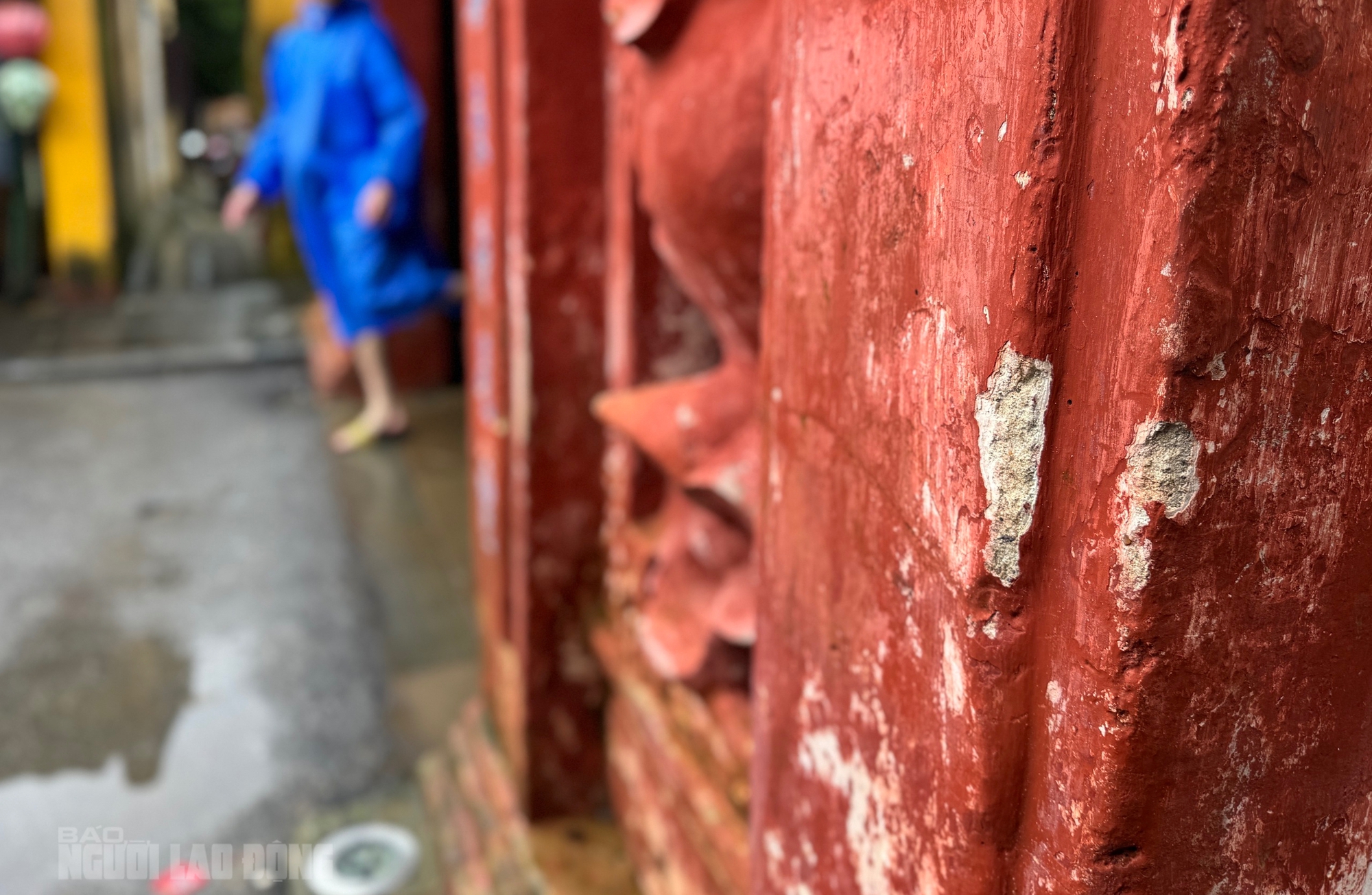 Hình ảnh dấu tích 3 trận lụt trên di sản phố cổ Hội An- Ảnh 3. Hình ảnh dấu tích 3 trận lụt trên di sản phố cổ Hội An- Ảnh 3.