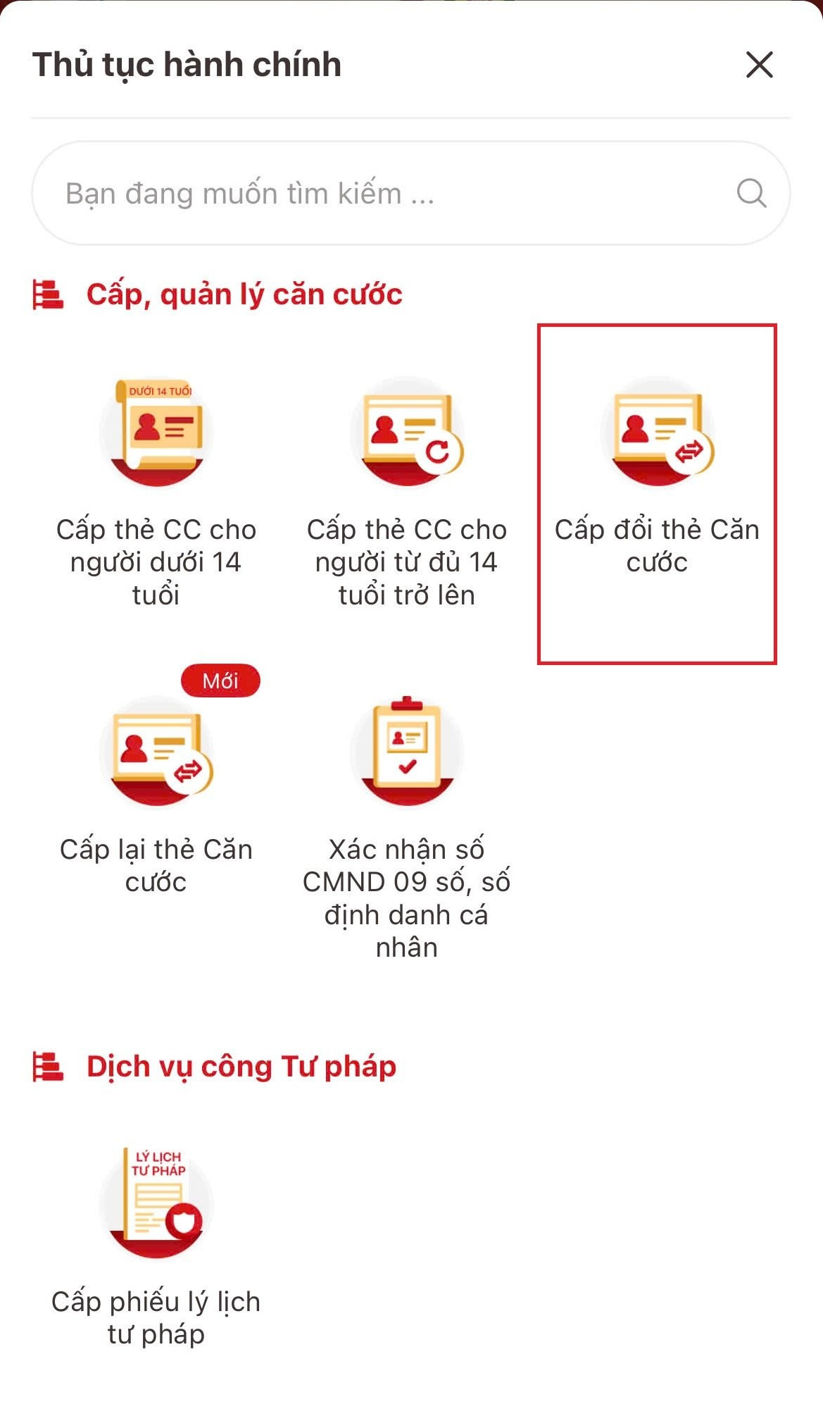 Hướng dẫn chi tiết các bước cấp đổi thẻ Căn cước mới nhất trên ứng dụng VNeID- Ảnh 3.