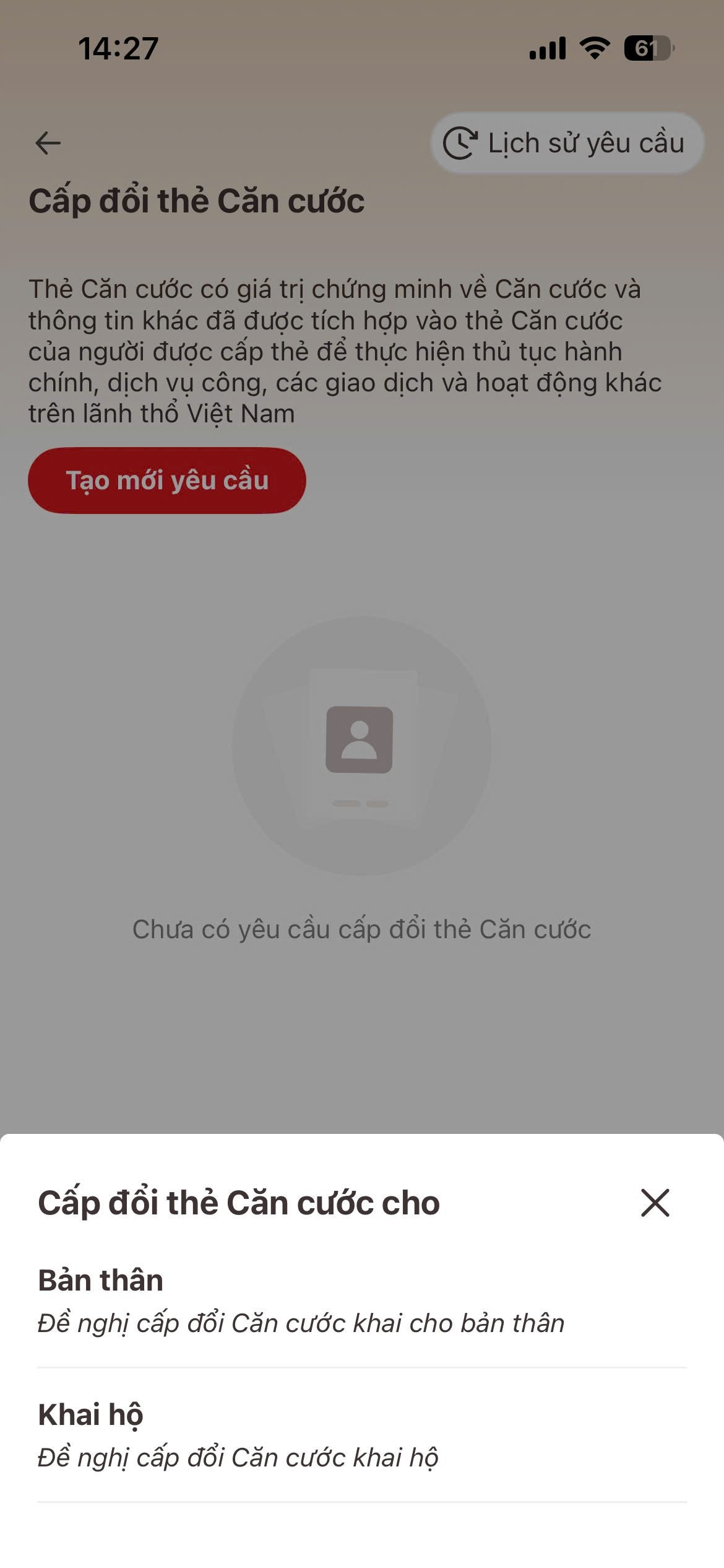 Hướng dẫn chi tiết các bước cấp đổi thẻ Căn cước mới nhất trên ứng dụng VNeID- Ảnh 4.