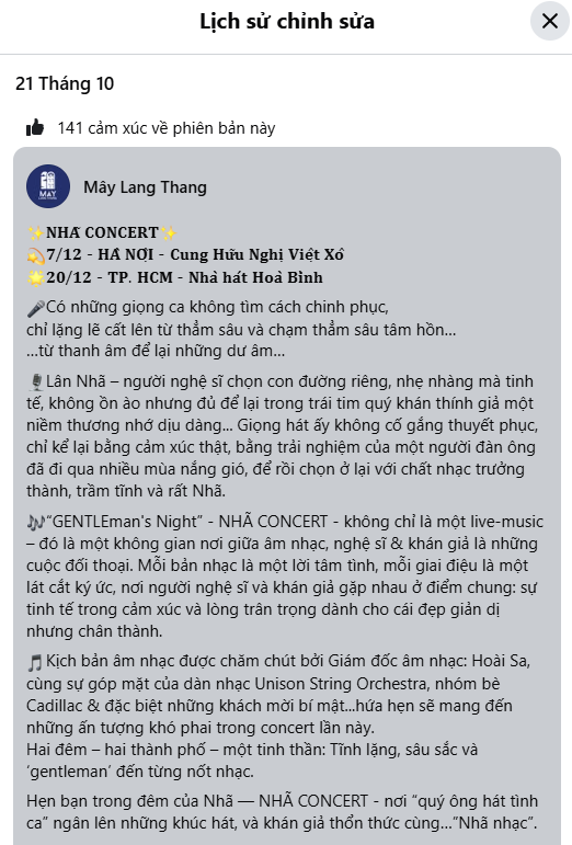 Giọng ca thực lực bán vé đắt ngang ngửa Mỹ Tâm - Hà Anh Tuấn huỷ show vì ế vé- Ảnh 2. Giọng ca thực lực bán vé đắt ngang ngửa Mỹ Tâm - Hà Anh Tuấn huỷ show vì ế vé- Ảnh 2.