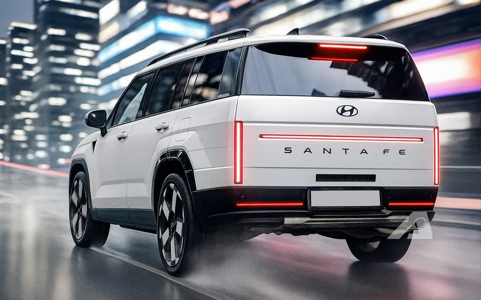 Hyundai Santa Fe sắp có bản điện không lo tìm trạm sạc: Có thể nạp điện bằng động cơ, ra mắt 2027, chạy được hơn 1.100km- Ảnh 4.