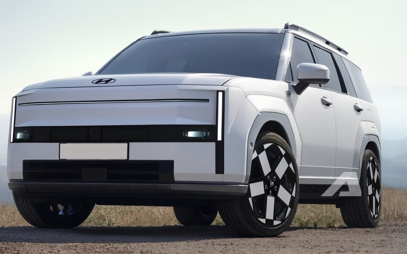 Hyundai Santa Fe sắp có bản điện không lo tìm trạm sạc: Có thể nạp điện bằng động cơ, ra mắt 2027, chạy được hơn 1.100km- Ảnh 3.