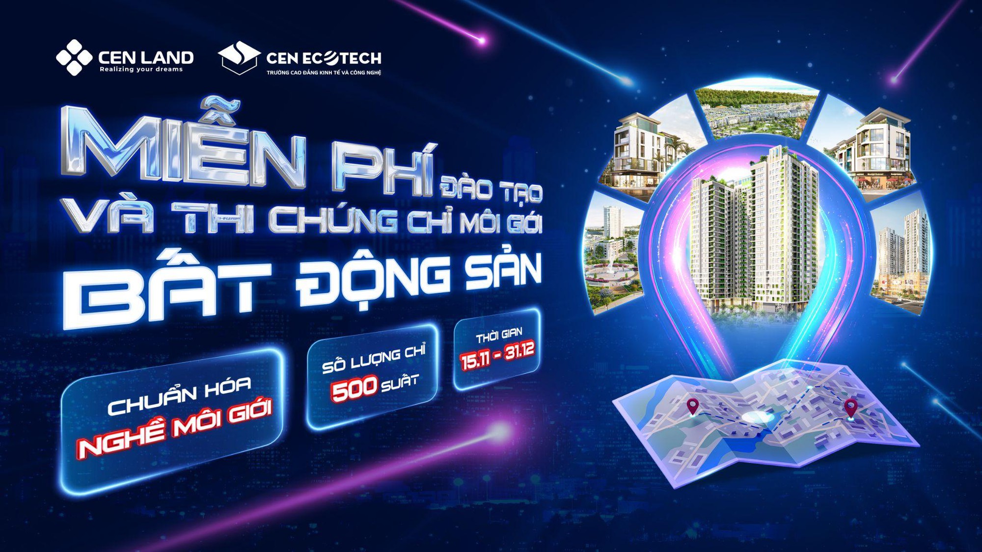 Cen Land mở 500 cơ hội miễn phí nâng chuẩn nghề môi giới bất động sản- Ảnh 1.