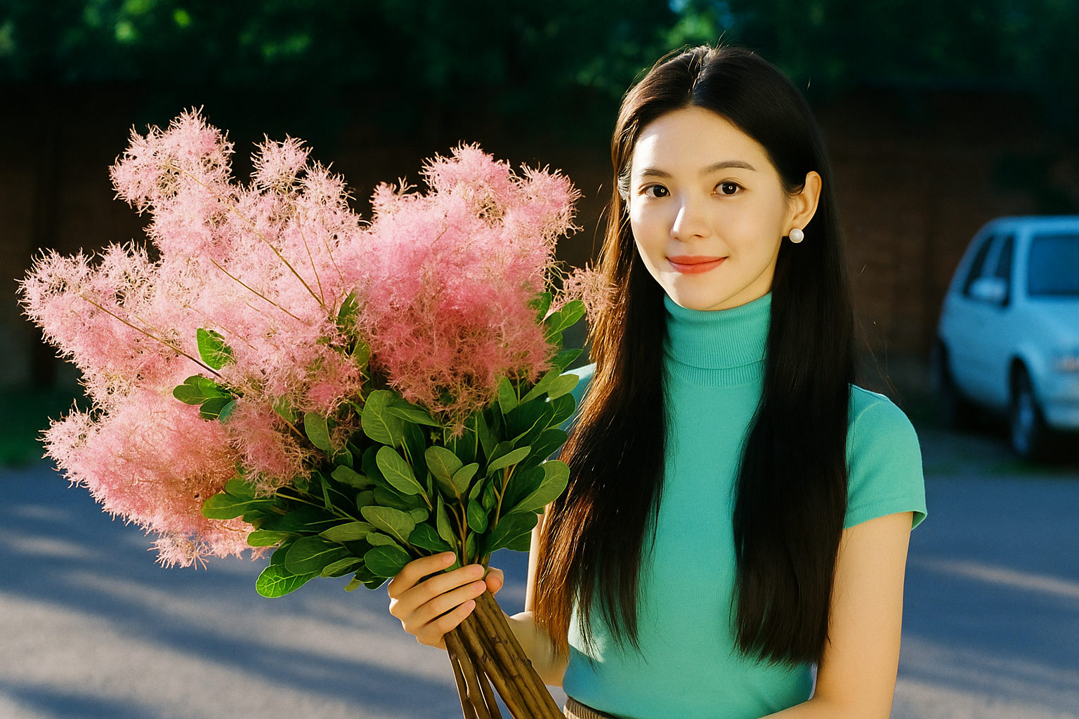 "Lạc lối" trước bình hoa khói tím: Loài cây nhìn như mây bông đang gây sốt góc nhà chị em- Ảnh 1.