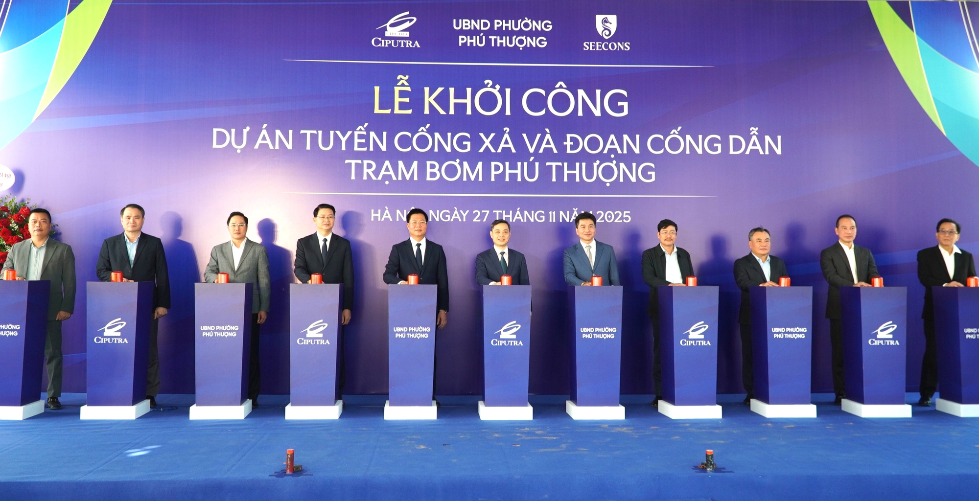 "Khu nhà giàu" Ciputra đón tin vui lớn khi một dự án trọng điểm vừa được khởi công, hết cảnh lo ngập khi mưa lớn- Ảnh 1. "Khu nhà giàu" Ciputra đón tin vui lớn khi một dự án trọng điểm vừa được khởi công, hết cảnh lo ngập khi mưa lớn- Ảnh 1.