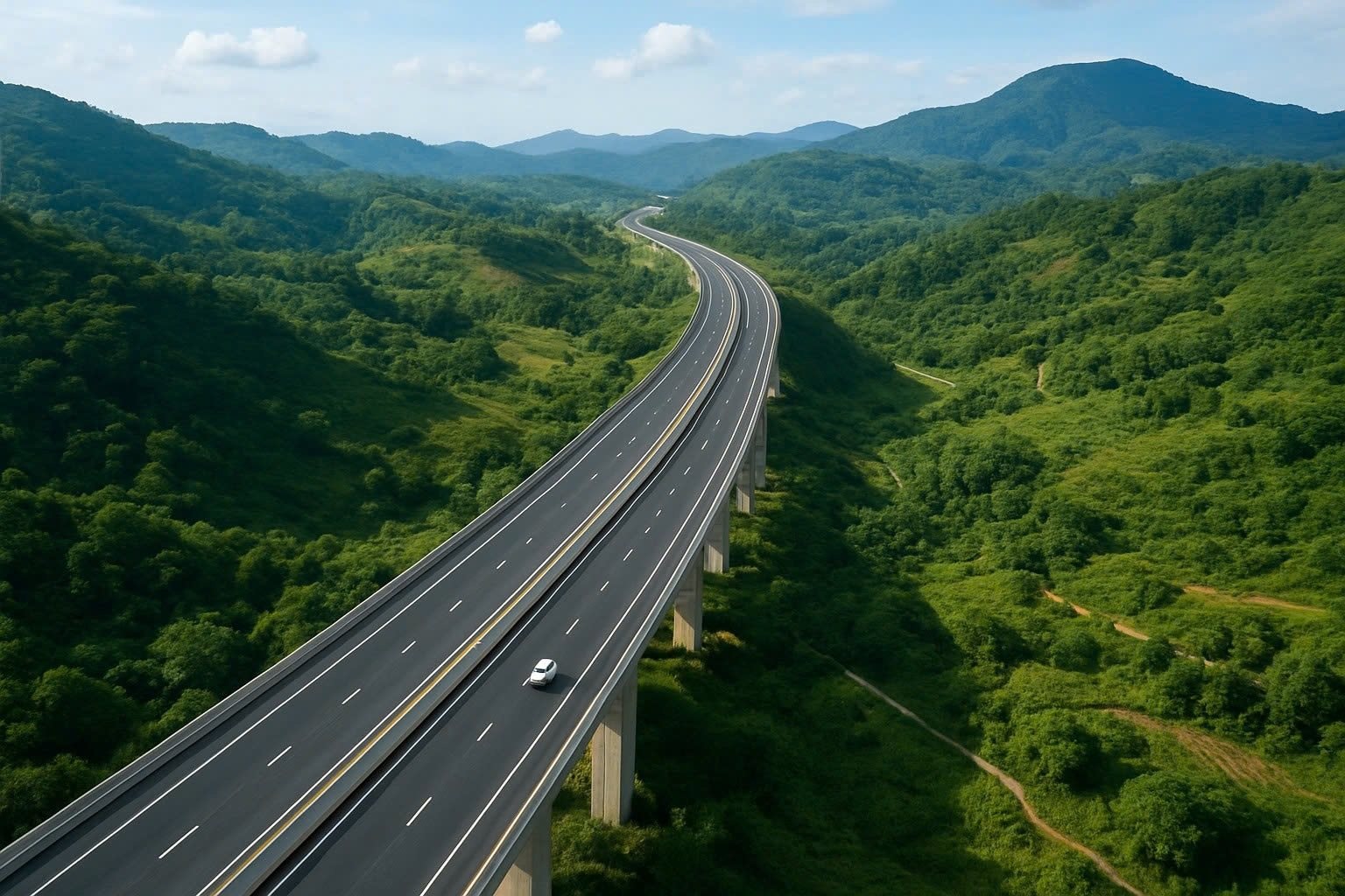 Gia Nghĩa - Bảo Lộc - Phan Thiết sẽ là cao tốc xanh, thông minh và an toàn vùng đồi núi khi xảy ra sạt trượt- Ảnh 1.