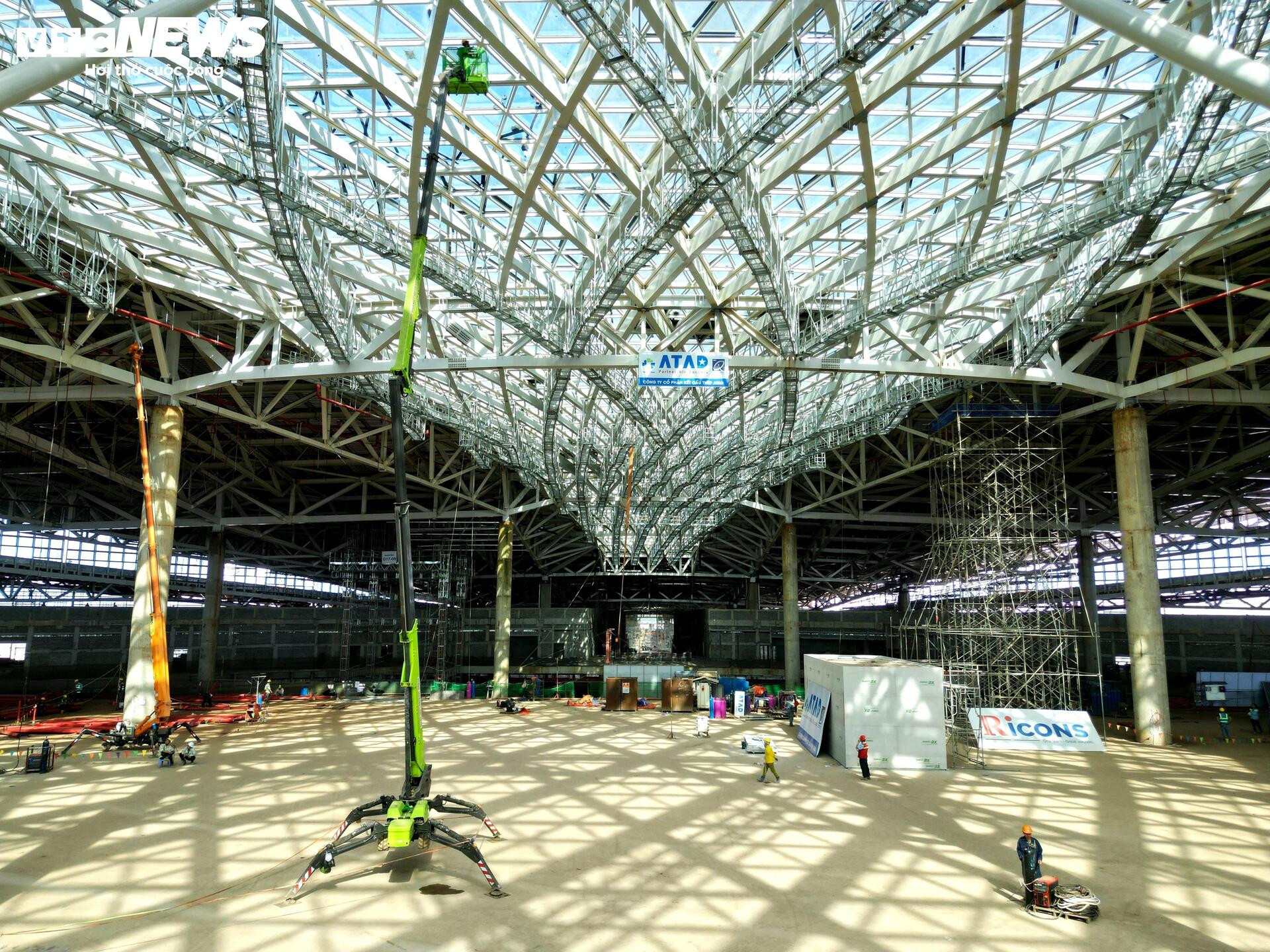 Bên trong nhà ga sân bay Long Thành trước ngày đón chuyến bay đầu tiên- Ảnh 5.