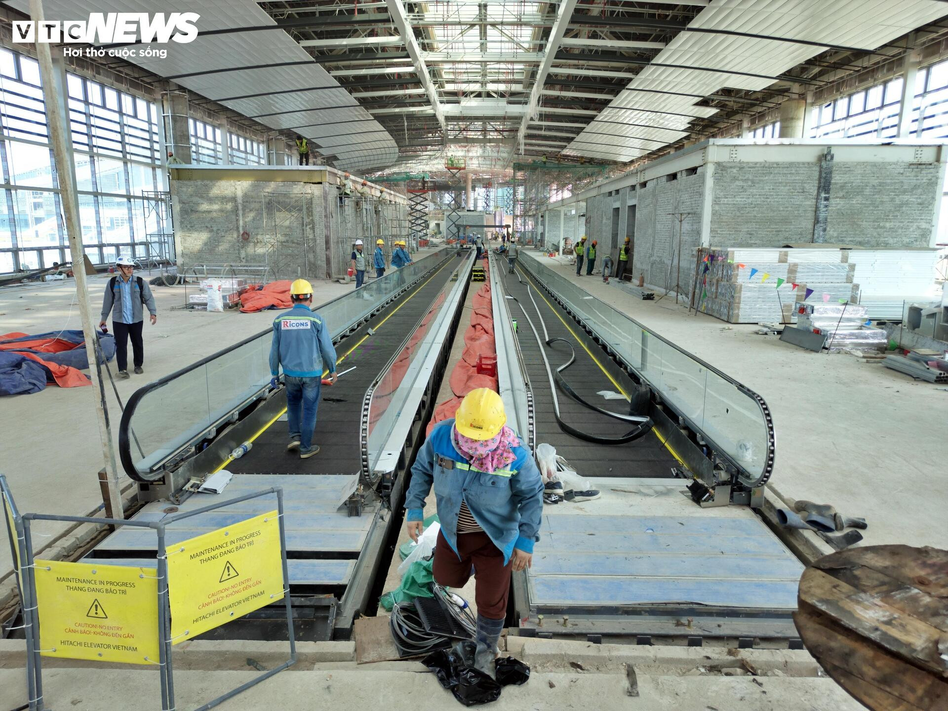 Bên trong nhà ga sân bay Long Thành trước ngày đón chuyến bay đầu tiên- Ảnh 6.