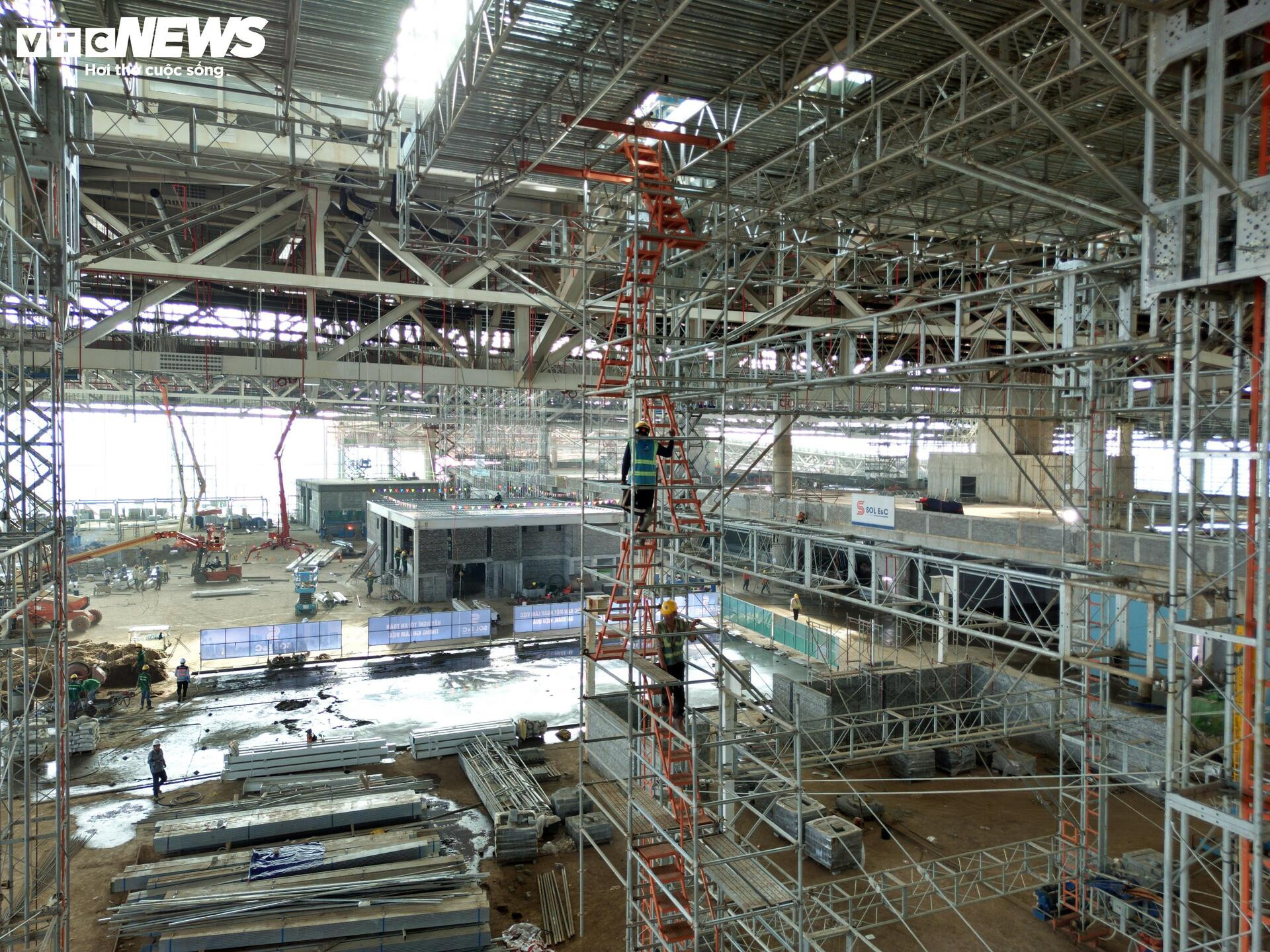 Bên trong nhà ga sân bay Long Thành trước ngày đón chuyến bay đầu tiên- Ảnh 16.