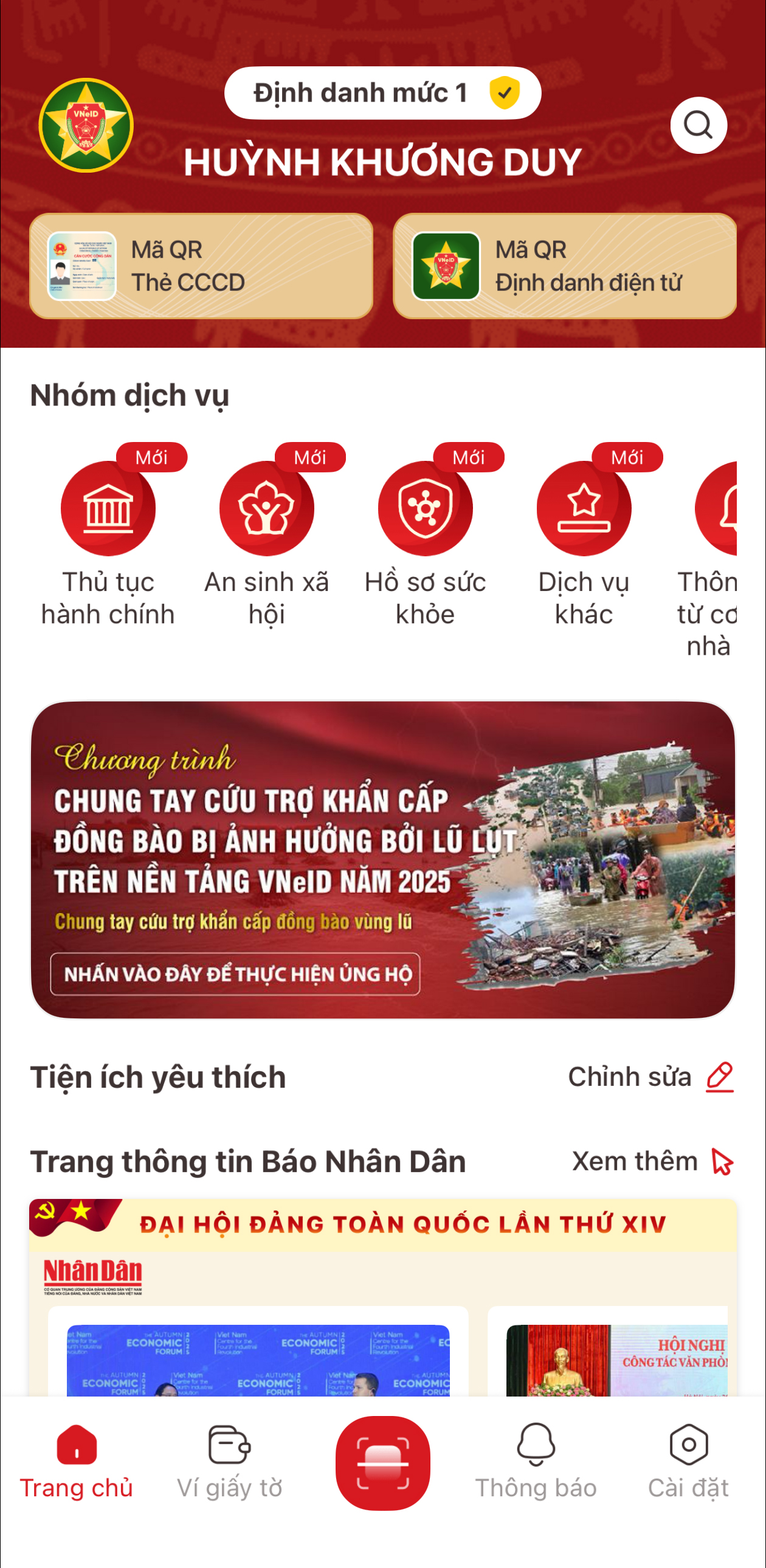 VNeID và loạt ứng dụng giúp chung tay cứu trợ đồng bào bão lũ- Ảnh 1.