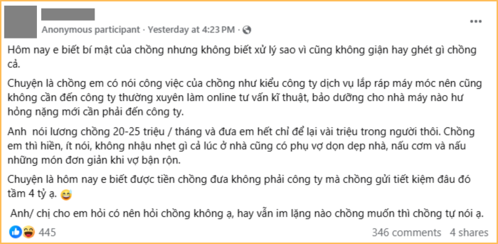 Chồng ở nhà suốt vẫn kiếm 20-25 triệu/tháng, vợ “ngã ngửa” phát hiện ra sự thật- Ảnh 1. Chồng ở nhà suốt vẫn kiếm 20-25 triệu/tháng, vợ “ngã ngửa” phát hiện ra sự thật- Ảnh 1.
