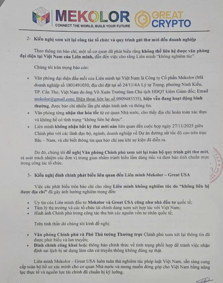 Công ty tuyên bố có sẵn 100 tỷ USD làm đường sắt cao tốc lại gửi kiến nghị khẩn- Ảnh 2.